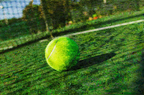 construction court de tennis en gazon synthétique à Paris